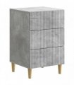 vidaXL Bedside Cabinet Concrete Grey 43 x 41 x 66.5 cm Engineered Wood — V0672158365