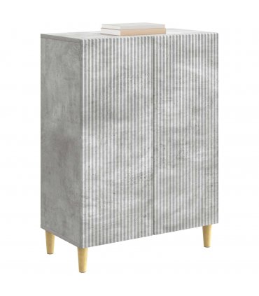 vidaXL Sideboard Concrete Grey 66 x 34.5 x 90 cm Engineered Wood — V0672158368