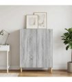 vidaXL Sideboard Grey Sonoma 66 x 34.5 x 90 cm Engineered Wood — V0672158369