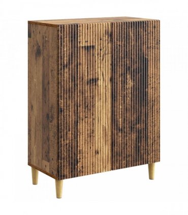 vidaXL Sideboard Old Wood 66 x 34.5 x 90 cm Engineered Wood — V0672158371