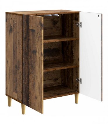vidaXL Sideboard Old Wood 66 x 34.5 x 90 cm Engineered Wood — V0672158371