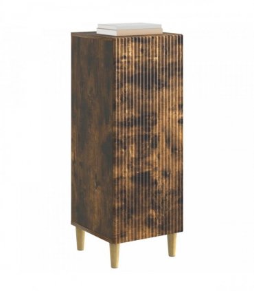 vidaXL Sideboard Smoked Oak 33 x 34.5 x 90 cm Engineered Wood — V0672158376