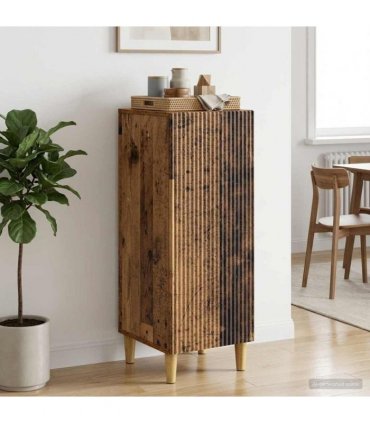 vidaXL Sideboard Old Wood 33 x 34.5 x 90 cm Engineered Wood — V0672158377