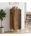 vidaXL Sideboard Old Wood 33 x 34.5 x 90 cm Engineered Wood — V0672158377