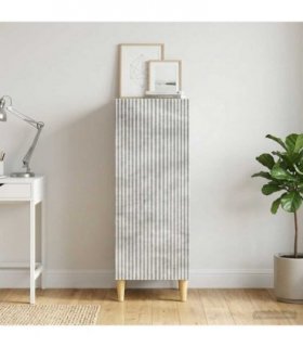 vidaXL Sideboard Concrete Grey 33 x 34.5 x 90 cm Engineered Wood — V0672158378