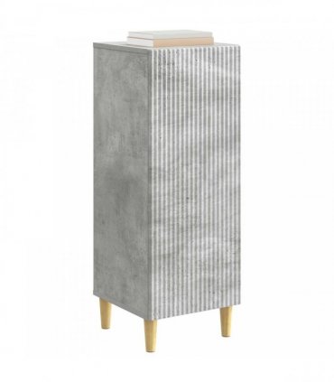 vidaXL Sideboard Concrete Grey 33 x 34.5 x 90 cm Engineered Wood — V0672158378