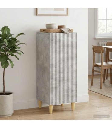vidaXL Sideboard Concrete Grey 33 x 34.5 x 90 cm Engineered Wood — V0672158378