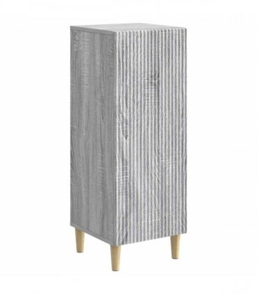 vidaXL Sideboard Grey Sonoma 33 x 34.5 x 90 cm Engineered Wood — V0672158379