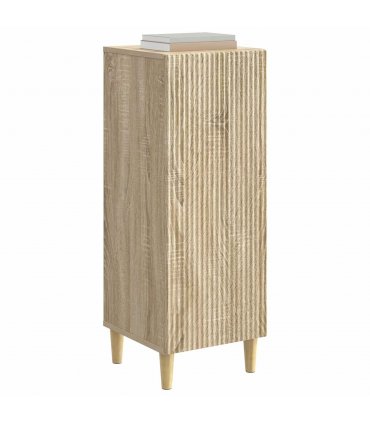 vidaXL Sideboard Sonoma Oak 33 x 34.5 x 90 cm Engineered Wood — V0672158382