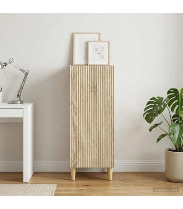 vidaXL Sideboard Sonoma Oak 33 x 34.5 x 90 cm Engineered Wood — V0672158382