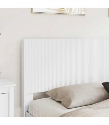vidaXL Bed Frame with Storage and Headboard White 180 x 200 cm