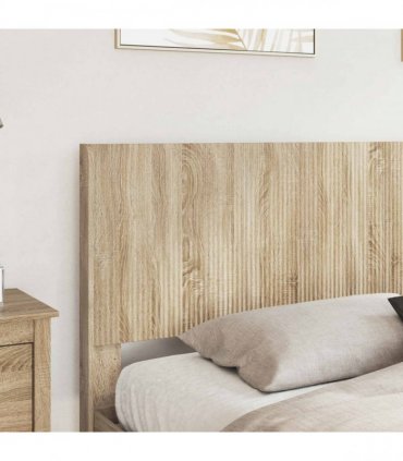 vidaXL Bed Frame with Storage and Headboard Sonoma Oak 180 x 200 cm