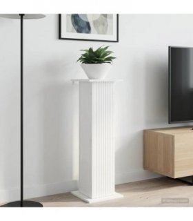 vidaXL Plant Stand 2 pcs High Gloss White 30.5 x 30 x 100.5 cm