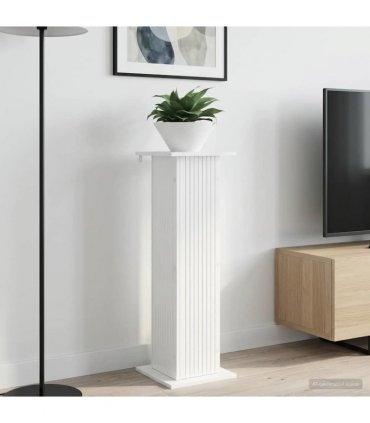 vidaXL Plant Stand 2 pcs High Gloss White 30.5 x 30 x 100.5 cm