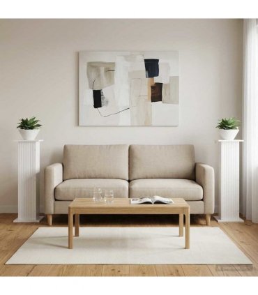vidaXL Plant Stand 2 pcs High Gloss White 30.5 x 30 x 100.5 cm