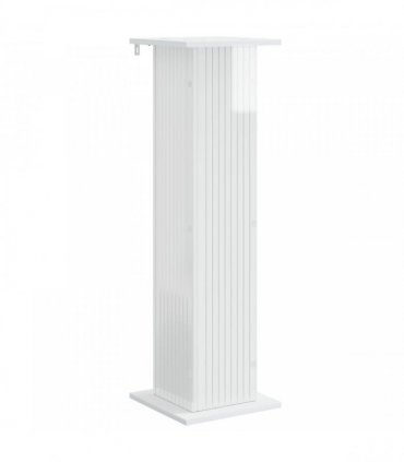 vidaXL Plant Stand 2 pcs High Gloss White 30.5 x 30 x 100.5 cm