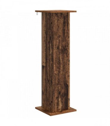 vidaXL Plant Stand 2 pcs Old Wood 30.5 x 30 x 100.5 cm Engineered Wood