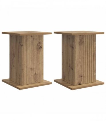 vidaXL Plant Stand 2 pcs Artisan Oak 30.5 x 30 x 43 cm Engineered Wood