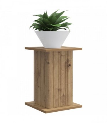 vidaXL Plant Stand 2 pcs Artisan Oak 30.5 x 30 x 43 cm Engineered Wood