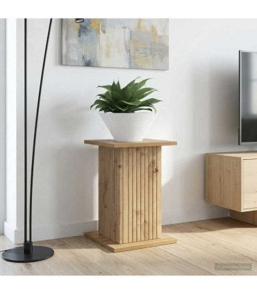 vidaXL Plant Stand 2 pcs Artisan Oak 30.5 x 30 x 43 cm Engineered Wood