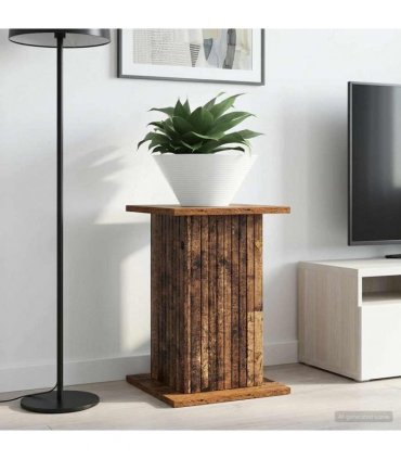 vidaXL Plant Stand 2 pcs Old Wood 30.5 x 30 x 43 cm Engineered Wood