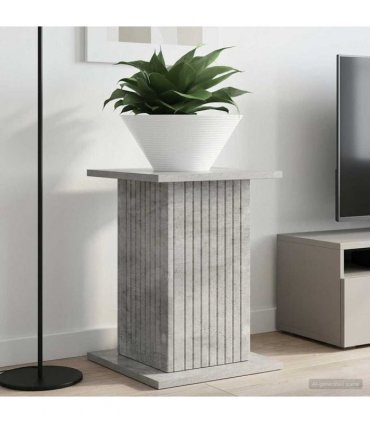 vidaXL Plant Stand 2 pcs Concrete Grey 30.5 x 30 x 43 cm