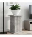 vidaXL Plant Stand 2 pcs Concrete Grey 30.5 x 30 x 43 cm