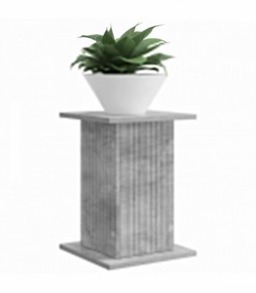 vidaXL Plant Stand 2 pcs Concrete Grey 30.5 x 30 x 43 cm