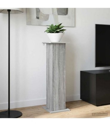 vidaXL Plant Stand 2 pcs Grey Sonoma 30.5 x 30 x 100.5 cm