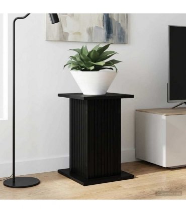 vidaXL Plant Stand 2 pcs Black 30.5 x 30 x 43 cm Engineered Wood