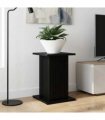 vidaXL Plant Stand 2 pcs Black 30.5 x 30 x 43 cm Engineered Wood