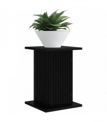 vidaXL Plant Stand 2 pcs Black 30.5 x 30 x 43 cm Engineered Wood