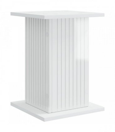 vidaXL Plant Stand 2 pcs High Gloss White 30.5 x 30 x 43 cm