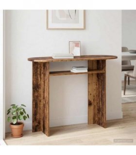 vidaXL Console Table Old Wood 100 x 39.5 x 75 cm Engineered Wood