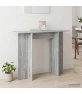 vidaXL Console Table Grey Sonoma 100 x 30 x 75 cm Engineered Wood — V0672158762