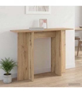 vidaXL Console Table Artisan Oak 100 x 30 x 75 cm Engineered Wood — V0672158763