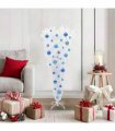 vidaXL Artificial Christmas Tree with Stand White 120 cm PVC and Steel — Colour: Blue — V0672158844