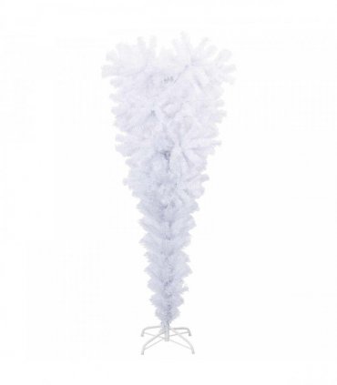 vidaXL Artificial Christmas Tree with Stand White 120 cm PVC and Steel — Colour: Lilac — V0672158846