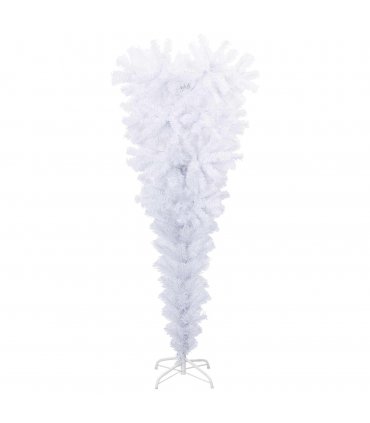 vidaXL Artificial Christmas Tree with Stand White 120 cm PVC and Steel — Colour: Pink — V0672158848