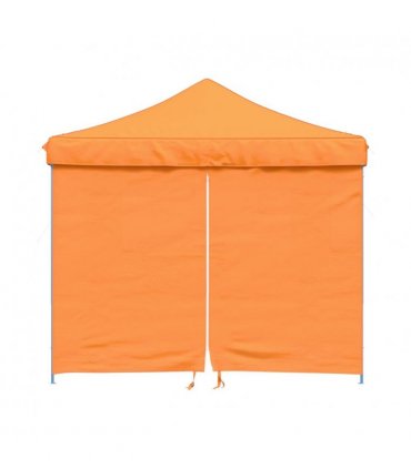 vidaXL Foldable Party Tent Pop-Up with 4 Sidewalls Orange