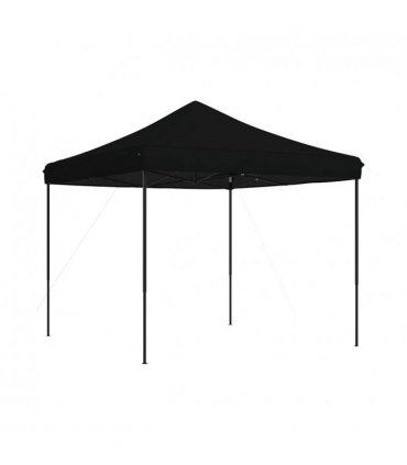 vidaXL Foldable Party Tent Pop-Up Black 292x292x315 cm — Model: without sidewall