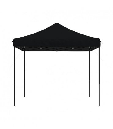 vidaXL Foldable Party Tent Pop-Up Black 292x292x315 cm — Model: without sidewall
