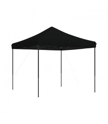 vidaXL Foldable Party Tent Pop-Up Black 292x292x315 cm — Model: without sidewall