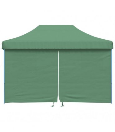 vidaXL Foldable Party Tent Pop-Up with 4 Sidewalls Green