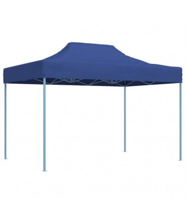 vidaXL Party tents 17 pcs Blue with Blue Frame Oxford Fabric — Model: without sidewall