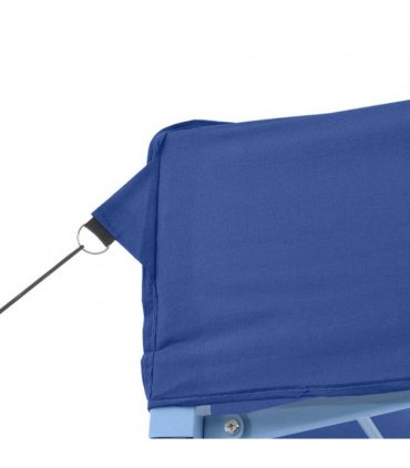vidaXL Party tents 17 pcs Blue with Blue Frame Oxford Fabric — Model: without sidewall