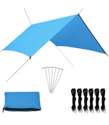 vidaXL Outdoor Tarp 3x2.85 m Blue — Size: 3 x 2.85 m