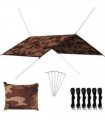 vidaXL Outdoor Tarp 4x4 m Camouflage — Size: 4 x 4 m