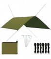 vidaXL Outdoor Tarp 3x2 m Green — Size: 3 x 2 m