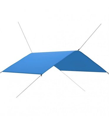 vidaXL Outdoor Tarp 4x4 m Blue — Size: 4 x 4 m